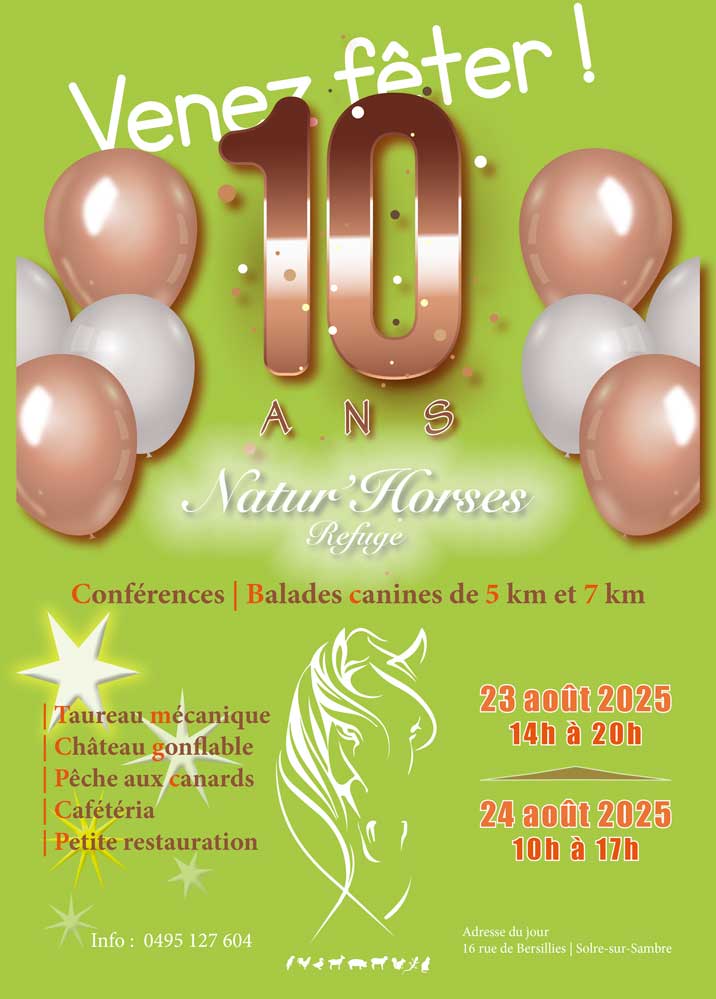 anniversaire du refuge 10 ans 